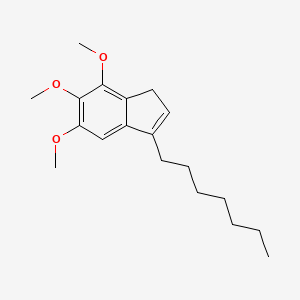 1H-Indene, 3-heptyl-5,6,7-triMethoxy-