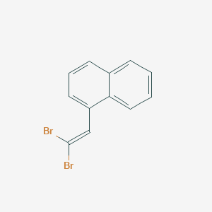 molecular formula C12H8Br2 B14120686 1-(2,2-Dibromoethenyl)naphthalene 