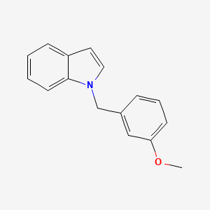 molecular formula C16H15NO B14120728 1-(3-Methoxy-benzyl)-1H-indole 