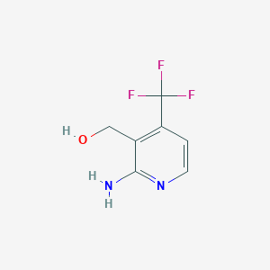molecular formula C7H7F3N2O B1412076 2-氨基-4-(三氟甲基)吡啶-3-甲醇 CAS No. 1228898-40-5