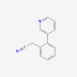 2-(2-(Pyridin-3-yl)phenyl)acetonitrile