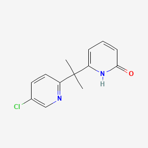 6-(2-(5-Chloropyridin-2-yl)propan-2-yl)pyridin-2(1H)-one