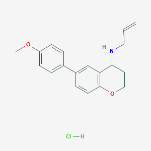 N-Allyl-6-(4-methoxyphenyl)chroman-4-amine hydrochloride