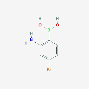 4-Bromo-2-amino-phenylboronic acid