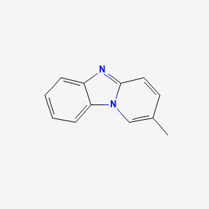 molecular formula C12H10N2 B14120866 2-Methylpyrido[1,2-a]benzimidazole CAS No. 88474-34-4