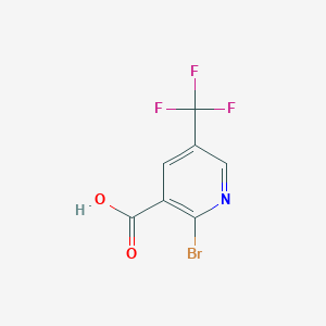 molecular formula C7H3BrF3NO2 B1412096 2-溴-5-(三氟甲基)烟酸 CAS No. 1211515-81-9