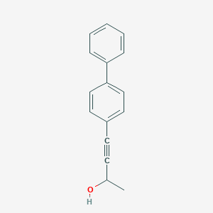 molecular formula C16H14O B14120990 4-Biphenyl-4-yl-but-3-yn-2-ol 