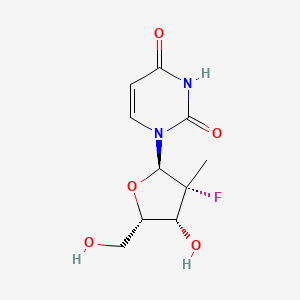 1-((2R,3R,4R,5S)-3-fluoro-4-hydroxy-5-(hydroxyMethyl)-3-Methyltetrahydrofuran-2-yl)pyriMidine-2,4(1H,3H)-dione