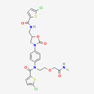 molecular formula C25H24Cl2N4O6S2 B14121022 Rivaroxaban Impurity 10 