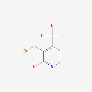 B1412103 3-Bromomethyl-2-fluoro-4-(trifluoromethyl)pyridine CAS No. 1227575-50-9