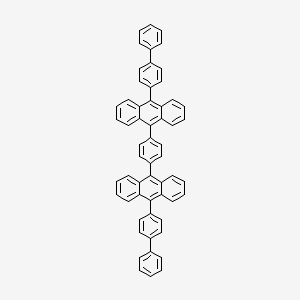 1,4-Bis(10-([1,1'biphenyl]-4-yl) anthracen-9-yl) benzene