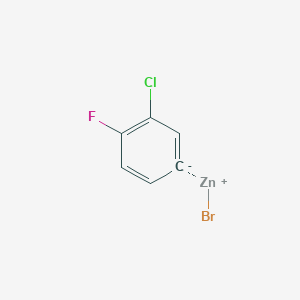 3-Chloro-4-fluorophenylzinc bromide, 0.50 M in THF