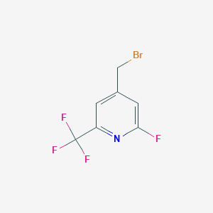 B1412105 4-Bromomethyl-2-fluoro-6-(trifluoromethyl)pyridine CAS No. 1227592-64-4