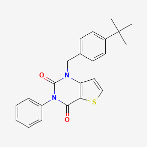 1-(4-tert-butylbenzyl)-3-phenylthieno[3,2-d]pyrimidine-2,4(1H,3H)-dione