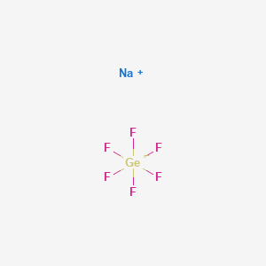 molecular formula F6GeNa- B14121077 Sodium hexafluorogermanium(2-) CAS No. 36470-39-0