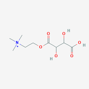 2-(3-Carboxy-2,3-dihydroxypropanoyl)oxyethyl-trimethylazanium