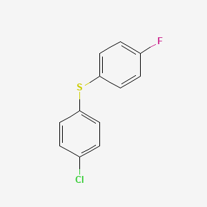 molecular formula C12H8ClFS B14121121 4-Chlorophenyl 4-fluorophenyl sulfide 