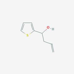 molecular formula C8H10OS B14121123 1-Thiophen-2-yl-but-3-en-1-ol 