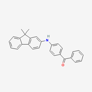 (4-((9,9-Dimethyl-9H-fluoren-2-yl)amino)phenyl)(phenyl)methanone