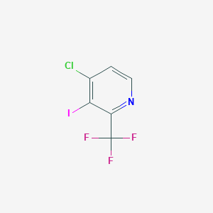 molecular formula C6H2ClF3IN B1412114 4-氯-3-碘-2-(三氟甲基)吡啶 CAS No. 1227603-67-9