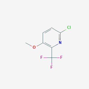 B1412115 6-Chloro-3-methoxy-2-(trifluoromethyl)pyridine CAS No. 1227594-33-3