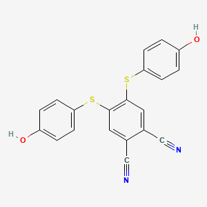 4,5-Bis((4-hydroxyphenyl)thio)phthalonitrile