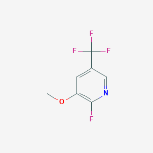 B1412117 2-Fluoro-3-methoxy-5-(trifluoromethyl)pyridine CAS No. 1227597-95-6
