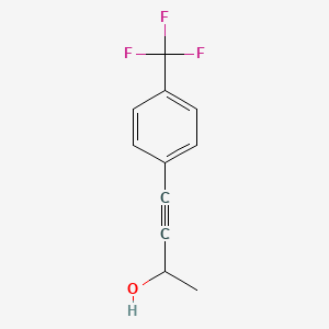 4-(4-(Trifluoromethyl)phenyl)-3-butyn-2-ol