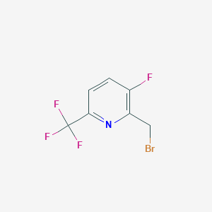 B1412124 2-Bromomethyl-3-fluoro-6-(trifluoromethyl)pyridine CAS No. 1227573-58-1
