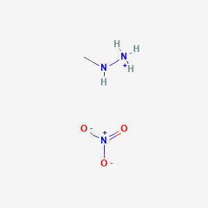 molecular formula CH7N3O3 B14121254 Hydrazine, methyl-, mononitrate CAS No. 29674-96-2