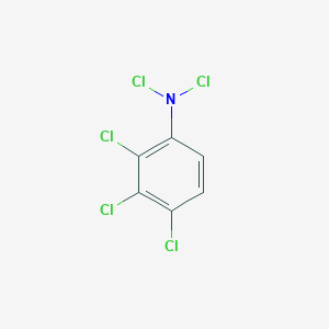 molecular formula C6H2Cl5N B14121268 N,N,2,3,4-pentachloroaniline 