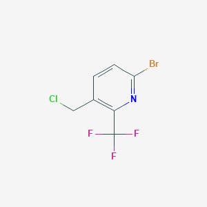B1412134 6-Bromo-3-chloromethyl-2-(trifluoromethyl)pyridine CAS No. 1227578-18-8