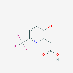 B1412140 3-Methoxy-6-(trifluoromethyl)pyridine-2-acetic acid CAS No. 1227578-08-6