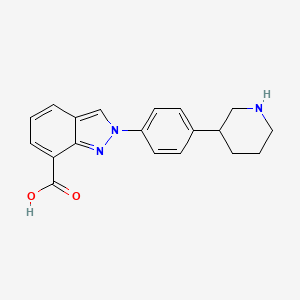 Niraparib carboxylic acid metabolite M1