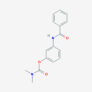 molecular formula C16H16N2O3 B14121468 3-Benzamidophenyl dimethylcarbamate 