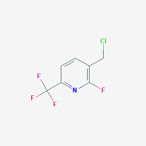 B1412158 3-Chloromethyl-2-fluoro-6-(trifluoromethyl)pyridine CAS No. 1227581-13-6
