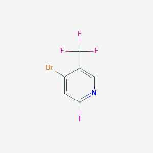 B1412159 4-Bromo-2-iodo-5-(trifluoromethyl)pyridine CAS No. 1227571-68-7