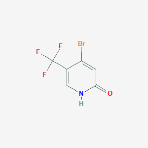 molecular formula C6H3BrF3NO B1412172 4-溴-2-羟基-5-(三氟甲基)吡啶 CAS No. 1227494-05-4