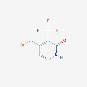 B1412174 4-Bromomethyl-2-hydroxy-3-(trifluoromethyl)pyridine CAS No. 1227579-71-6