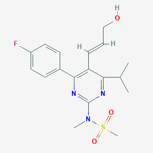 N-[4-(4-Fluorophenyl)-5-[(1E)-3-hydroxy-1-propen-1-yl]-6-isopropyl-2-pyrimidinyl]-N-methyl-methanesulfonamide