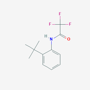 molecular formula C12H14F3NO B14121952 N-(2-tert-butylphenyl)-2,2,2-trifluoroacetamide 