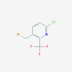 B1412197 3-Bromomethyl-6-chloro-2-(trifluoromethyl)pyridine CAS No. 1227571-20-1