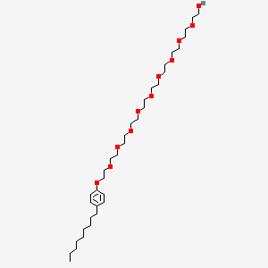 molecular formula C35H64O11 B14121982 2-[2-[2-[2-[2-[2-[2-[2-[2-[2-(4-Nonylphenoxy)ethoxy]ethoxy]ethoxy]ethoxy]ethoxy]ethoxy]ethoxy]ethoxy]ethoxy]ethanol CAS No. 244149-17-5