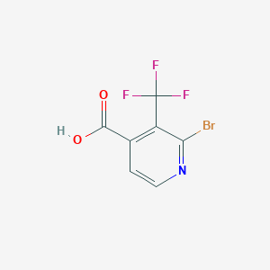 B1412202 2-Bromo-3-(trifluoromethyl)isonicotinic acid CAS No. 1227579-93-2