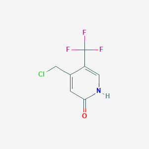 4-Chloromethyl-2-hydroxy-5-(trifluoromethyl)pyridine