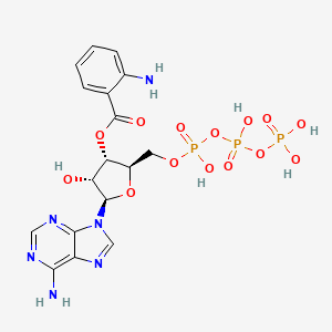 molecular formula C17H21N6O14P3 B14122104 Ant-ATP CAS No. 85287-49-6