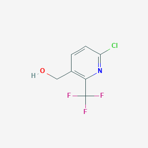B1412211 6-Chloro-2-(trifluoromethyl)pyridine-3-methanol CAS No. 1227596-06-6