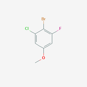 2-Bromo-1-chloro-3-fluoro-5-methoxybenzene