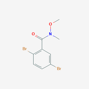 2,5-Dibromo-N-methoxy-N-methylbenzamide