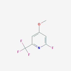 B1412217 2-Fluoro-4-methoxy-6-(trifluoromethyl)pyridine CAS No. 1227598-48-2